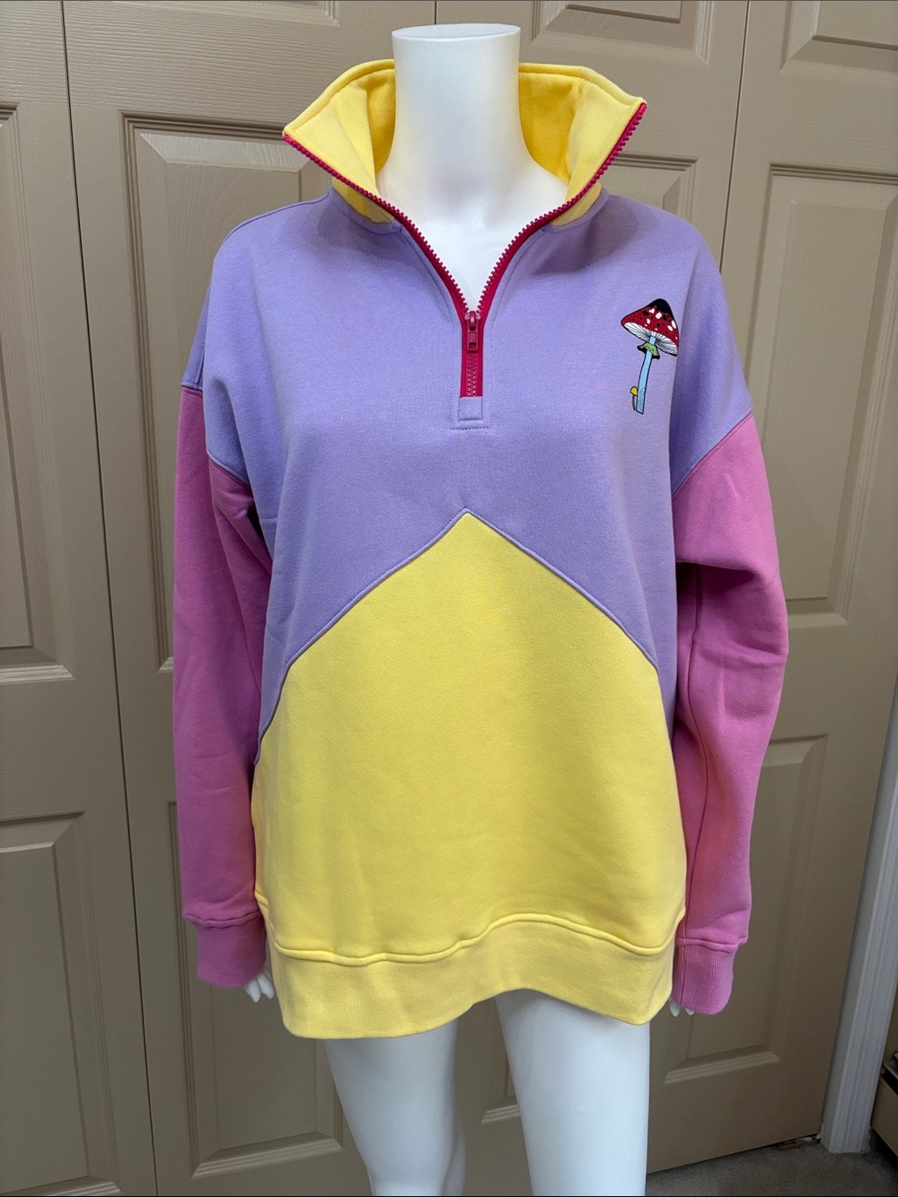 TEREZ Carnival Hop pastel 1/4 zip
